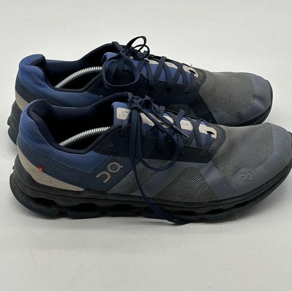 On Cloudrunner Mens 12.5 Shoes Blue Running Walking Gym Cushion Sneaker Comfort - Picture 1 of 12